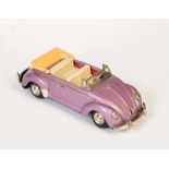 Nomura, VW Convertible, Japan, tin, bat. drive ok, C 1Nomura, VW Cabriolet, Japan, 25 cm, Blech,