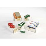 Wiking, 5 Trader's Boxes with 17 Model Cars, W.-Germany, 1:87, plastic, original box, Ambulance,
