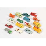 Matchbox, 15 Vehicles, England, diecast, part. paint d., treasure troveMatchbox, 15 Fahrzeuge,