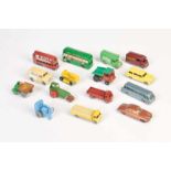 Matchbox, 15 Vehicles, England, diecast, part. paint d., treasure troveMatchbox, 15 Fahrzeuge,