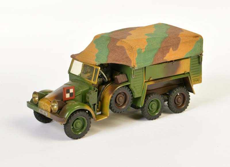 Lineol, Military Truck with Tarpaulin WH 2347, Germany pw, tin, cw is stuck, C 1-2Lineol, Militär