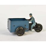 Vebe, Delivery Tricycle, tin, cw ok, paint d., C 3Vebe, Lastendreirad, France, 15 cm, Blech, UW