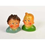 2 Money Banks Max & Moritz, Germany pw, ceramic, C 1-2 Spardosen Max & Moritz, Germany VK, 10 cm,