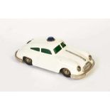 Gescha, Porsche Police, W.-Germany, friction ok, min. paint d., rare version out of tin, C