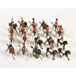 20 english Soldiers, Germany pw, out of pewter, part. not complete20 englische Soldaten, Germany VK,