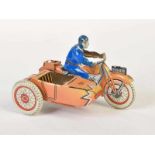 SFA, Pillion Motorbike, France, tin, C 1-2SFA, Beiwagenmotorrad, France, 17 cm, Blech, Z 1-2- - -