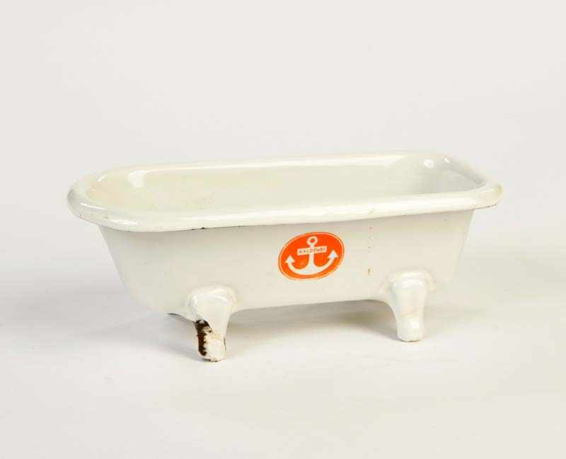 Kaldewei, Bathtub, out of porcelain, 1 bath feet min. damaged, otherwise C 1Kaldewei, Badewanne,