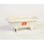 Kaldewei, Bathtub, out of porcelain, 1 bath feet min. damaged, otherwise C 1Kaldewei, Badewanne,