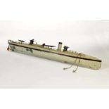 Schoenner, Torpedo Boat with Steam Drive, Germany pw, paint d. due to age, not restored original