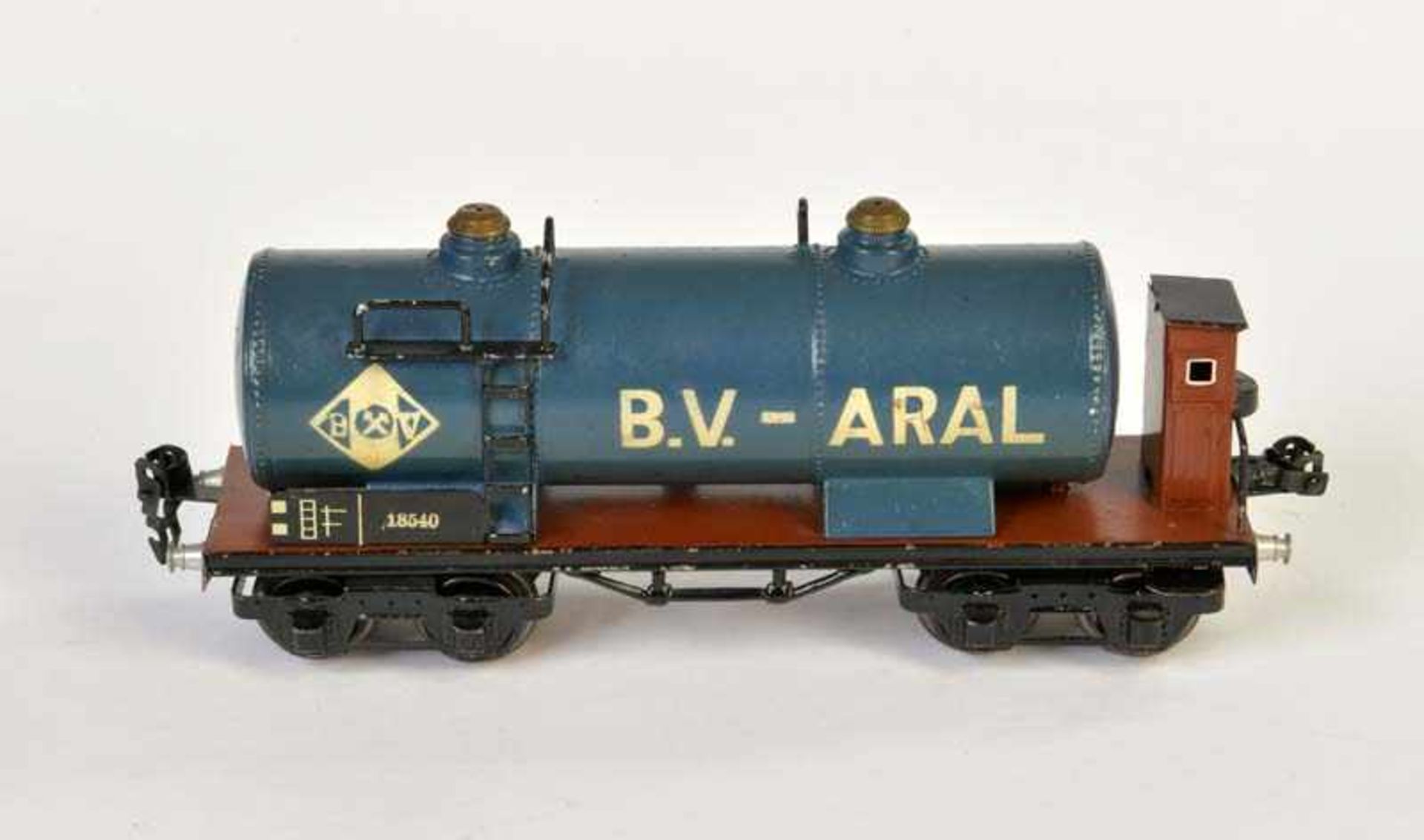 Märklin, Tank Wagon BV ARAL 1854, Germany pw, gauge 0, min. paint d., C 1-Märklin, Kesselwagen BV