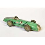 Chad Valley, Racing Car No 3, England, tin, cw stiff, paint d., C 3Chad Valley, Rennwagen No 3,