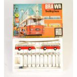 Brawa, Trolley Bus, W.-Germany, gauge H0, plastic, original box, complete, C 1-Brawa, Trolley Bus,