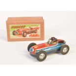 Bandai, Rocket Car, Japan, tin, friction ok, min. paint d., chrome faded, originl box, C 2Bandai,