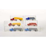 Wiking, 6 Tank Trucks, W.-Germany, 1:87, plastic, C 1Wiking, 6 Tankwagen, W.-Germany, 1:87, Kst, Z