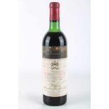 1971 Chateau Mouton Rothschild Pauillac Medoc, Rotwein, Bordeaux, Frankreich, verschlossener und