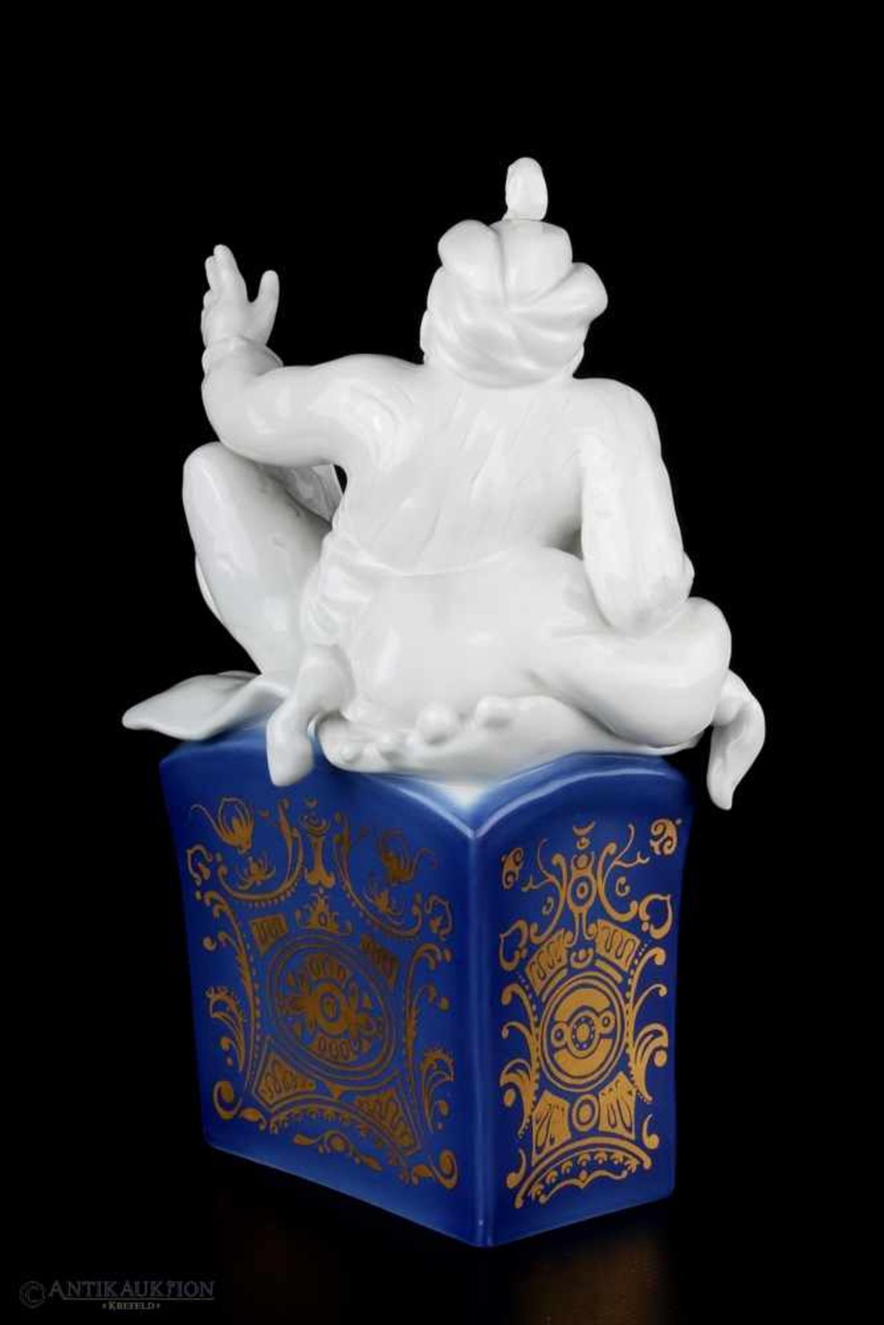Meissen Figur 1001 Nacht König Schehereban, Porzellanfigur König Schehereban aus der Serie 1001 - Bild 4 aus 5
