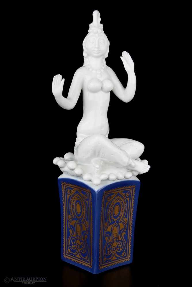 Meissen Figur 1001 Nacht Scheherazade, Porzellanfigur Scheherazade aus der Serie 1001 Nacht, Entwurf - Image 2 of 5
