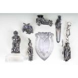 7 Silberfiguren 800 - 925 Silber,Konvolut figürlicher Objekte aus 800 - 925 Silber, 3