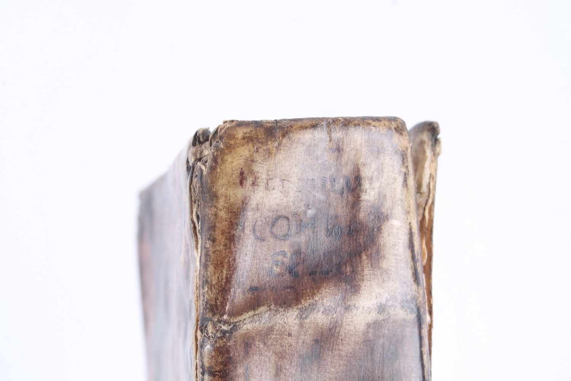 Buch von 1663, Le Combat Spirituel von R.P.D. Laurent Scupoli, H 11,5 cm x B 6 cm, mit Gbr, Abr., - Bild 8 aus 8