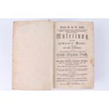 Antiquarische Buch von 1775 - Anleitung für den gemeinen Mann, in Absicht auf seine Gesundheit; oder