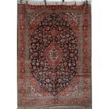Persischer Seidenteppich 243x170 cm,Seide auf Seide, handgeknüpfter Teppich, 7-800.000 Konten pro