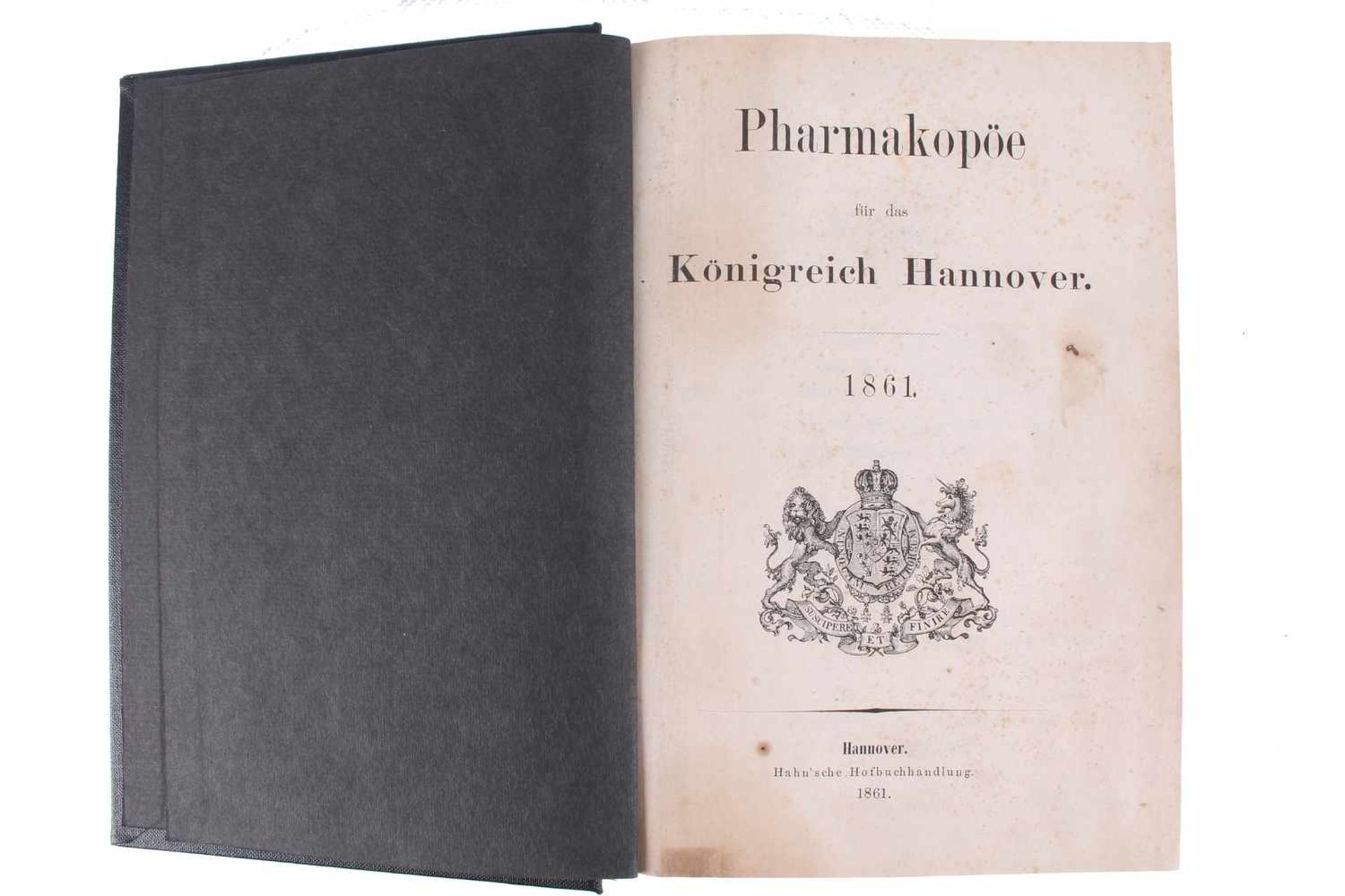 Antiquarisches Buch von 1861 - Pharmakopöe für das Königreich Hannover,mit Vergleichstabellen über