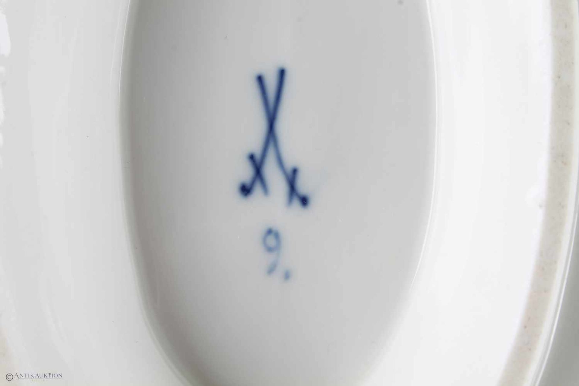 Meissen Speiseservice 30-teilig Blaue Blume, 1.Wahl, Porzellan Restservice, Schwertermarke 1.Wahl, - Bild 2 aus 2