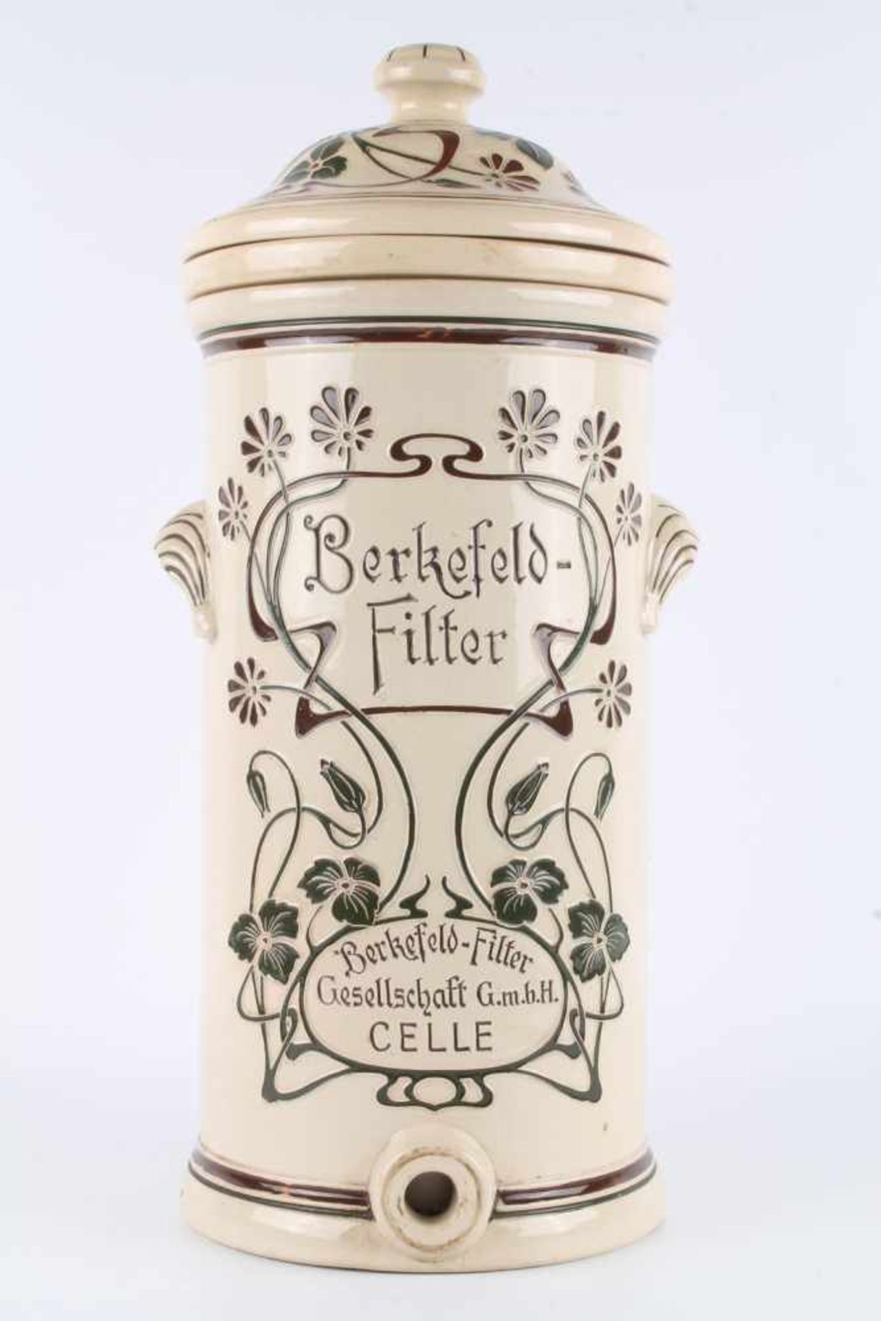 Jugendstil Berkefeld-Filter um 1900/20 Deutschland,Anlage zur Wasseraufbereitung mittels
