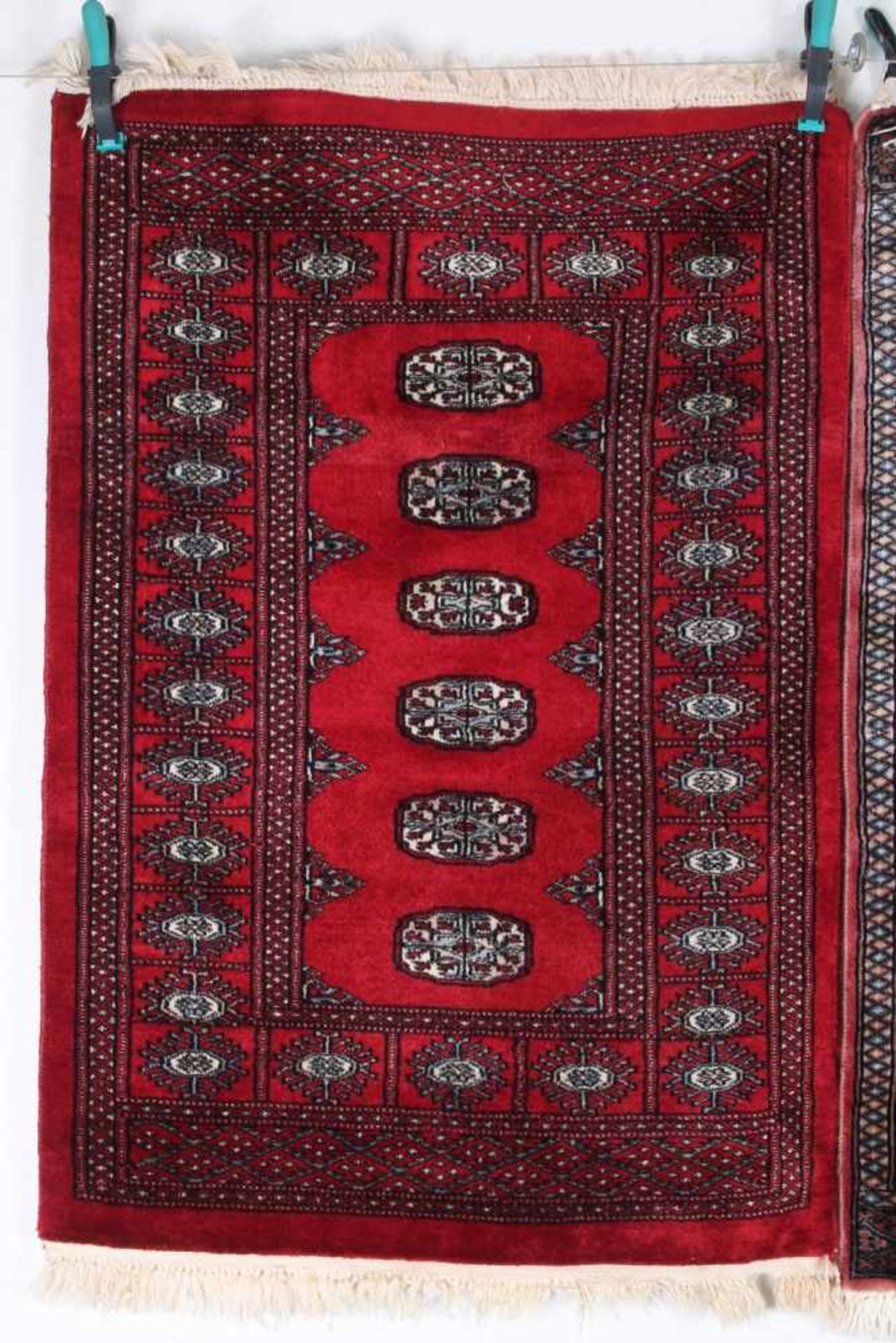 2 Teppiche Kaukasus, handgeknüpfter Teppich, Wolle, 116x79cm / 114x79cm, 6-700.000 Konten pro qm., - Bild 2 aus 5