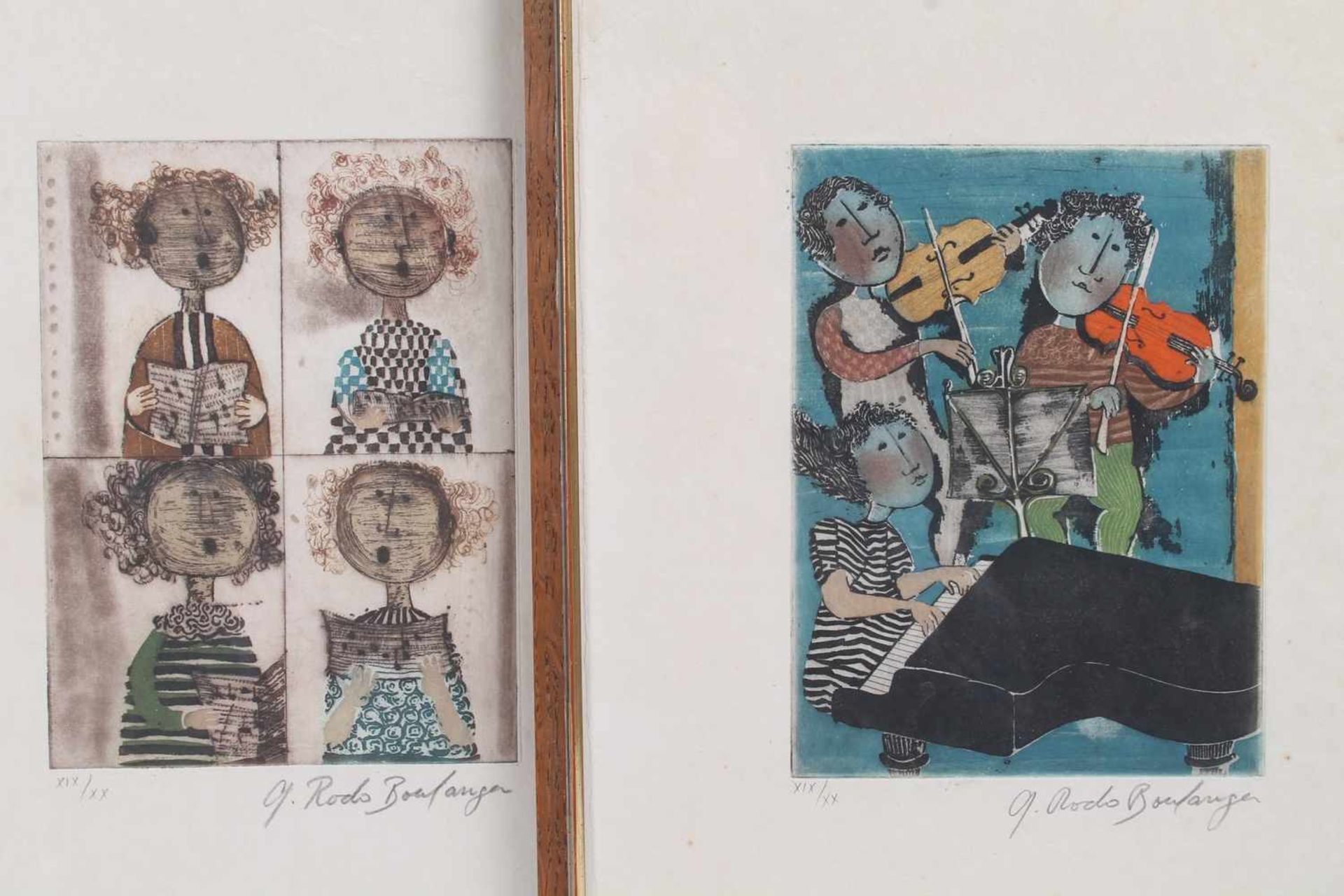 Graciela RODO BOULANGER (*1935 La Paz, Bolivien) 10 handsignierte Farblithographien Serie Le - Bild 7 aus 7