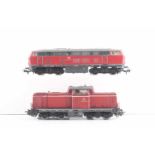 2 Märklin Dieselloks H0 3021 V200060 & 3072 V200060 DBAnalog, Sammlerzustand, ungeprüft, Provenienz: