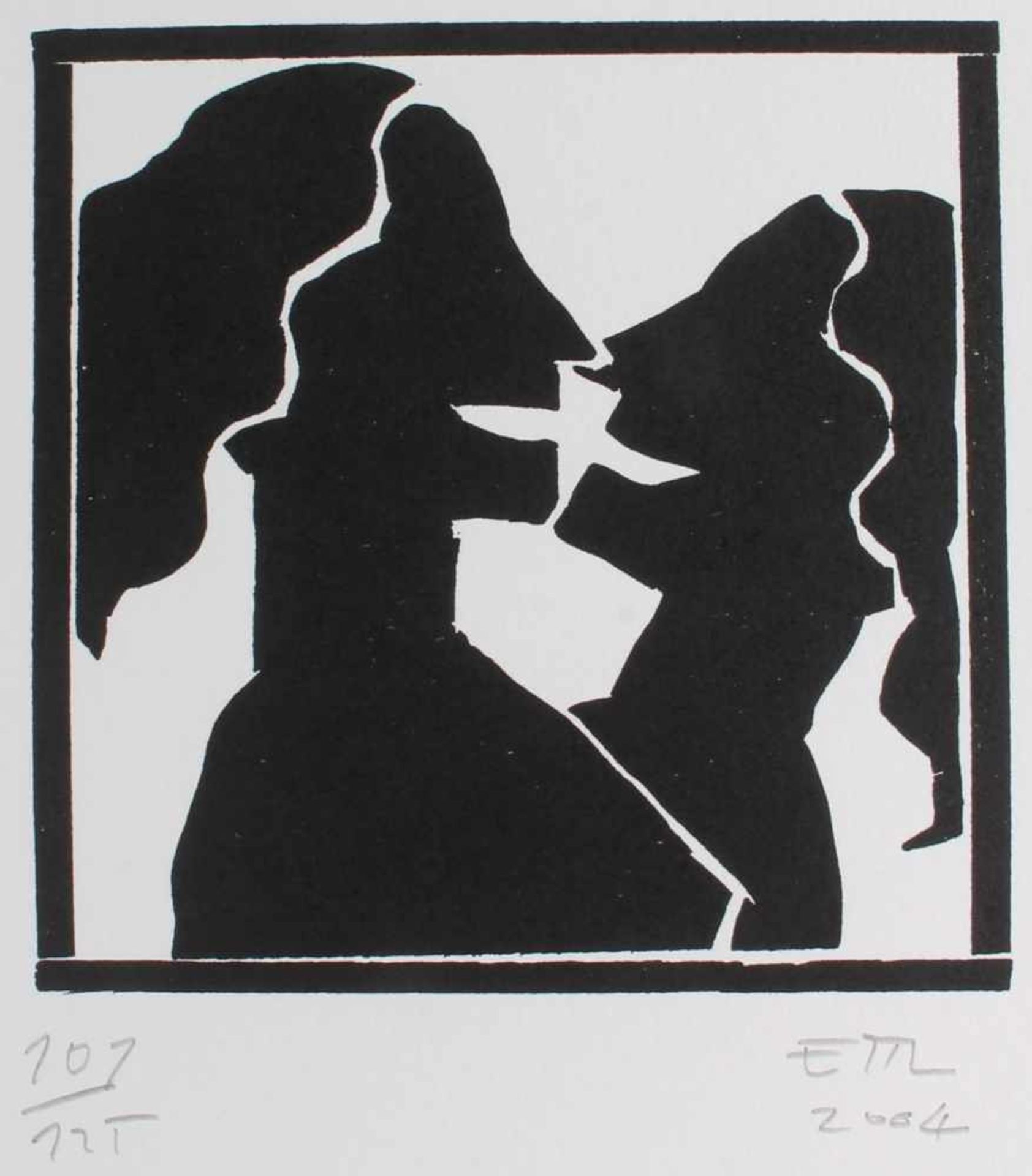 Georg ETTL (1940-2014) - 2 Serigraphie - Der Kuss & Der Koch,Siebdruck auf Papier, Darstellungen - Bild 4 aus 4