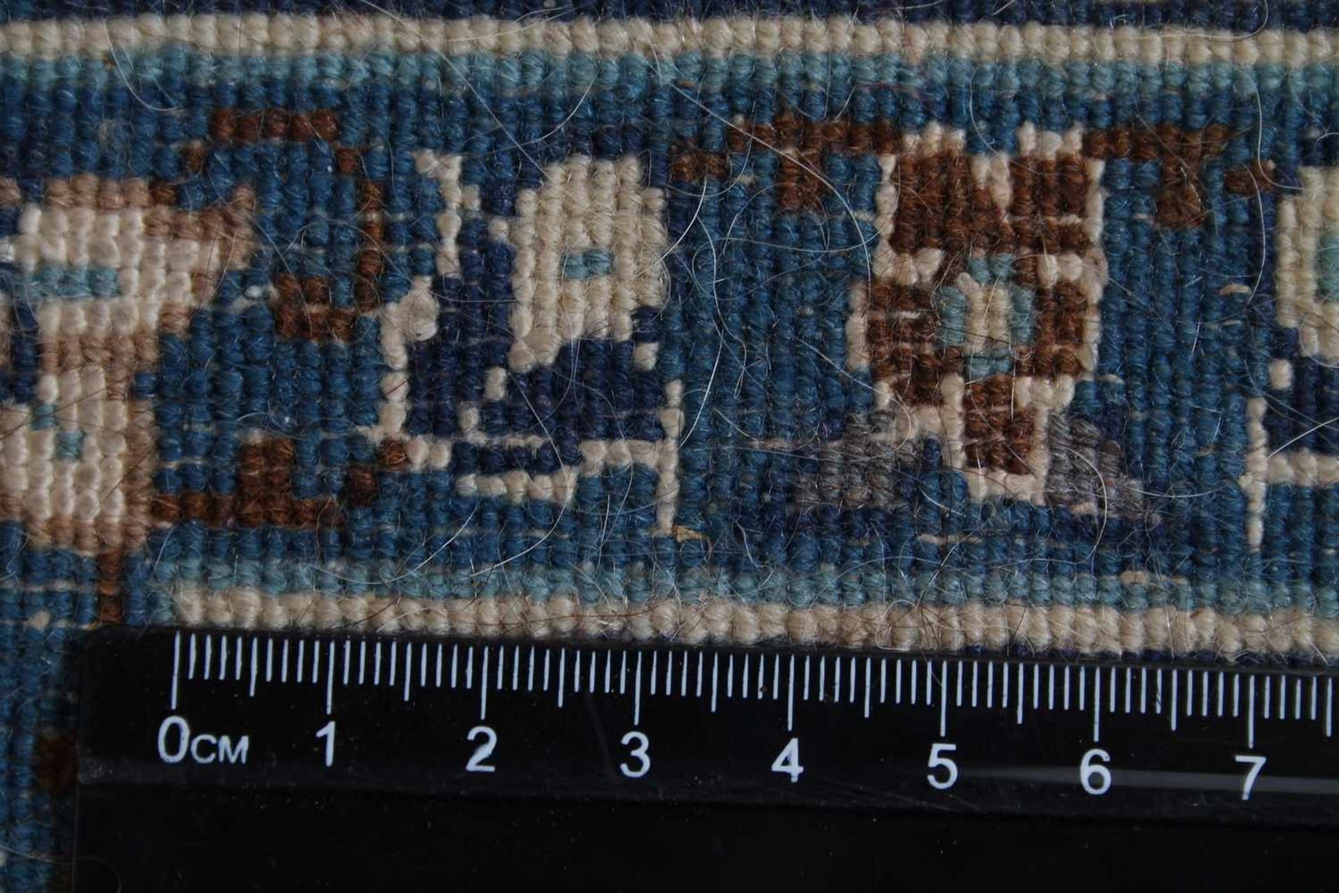 Großer Nain Teppich, Iran Wolle mit Seide,handgeknüpfter Teppich, Wolle mit Seide, 327 cm x 207 - Bild 6 aus 6