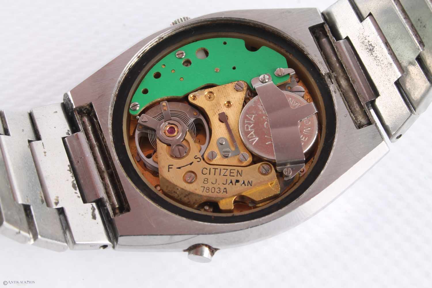 CITIZEN Cosmotron Electronic 7803 Armbanduhr, HAU, Edelstahlgehäuse, Ref-Nr. 31230890, Kaliber 7803, - Image 5 of 5