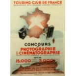 Advertising Poster Art Deco Photography Touring Club de France