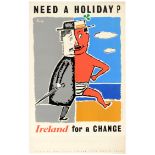 Travel Poster Ireland for a Change Connolly