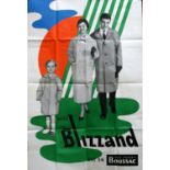 Advertising Poster Blizzand Boussac Raincoats