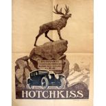 Advertising Poster Art Deco Hotchkiss Car France