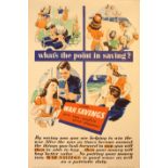 War Poster War Savings WWII UK Home Front