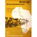 Sport Poster Mercedes Benz Africa Rally Cape Town 1959 190D