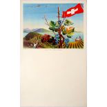 Advertising Poster Autumn in Switzerland Eidenbenz Swiss Tourist Board