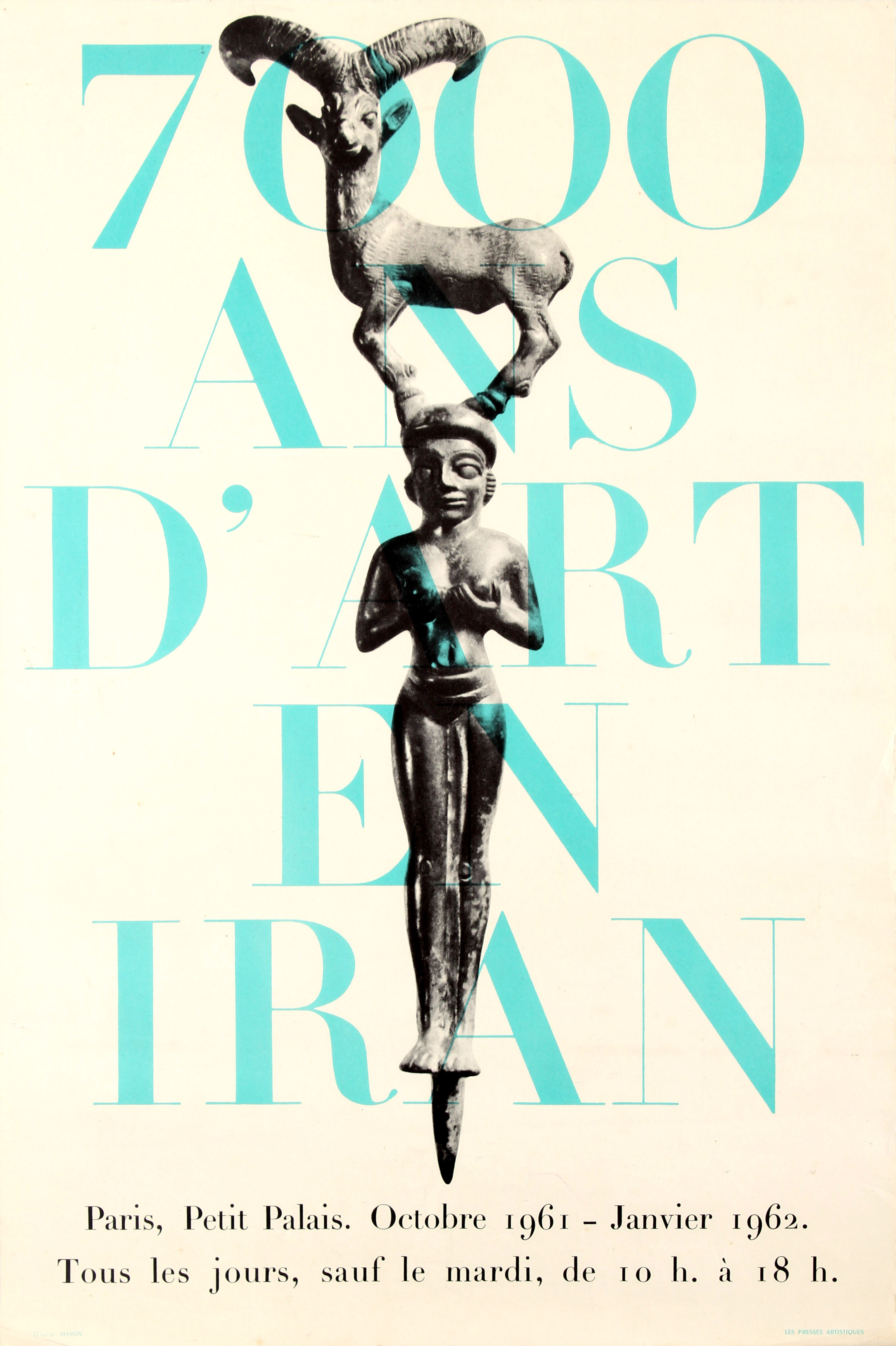 Advertising Poster 7000 Years of Art in Iran