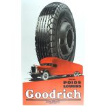Advertising Poster Goodrich Tyres Trucks Art Deco
