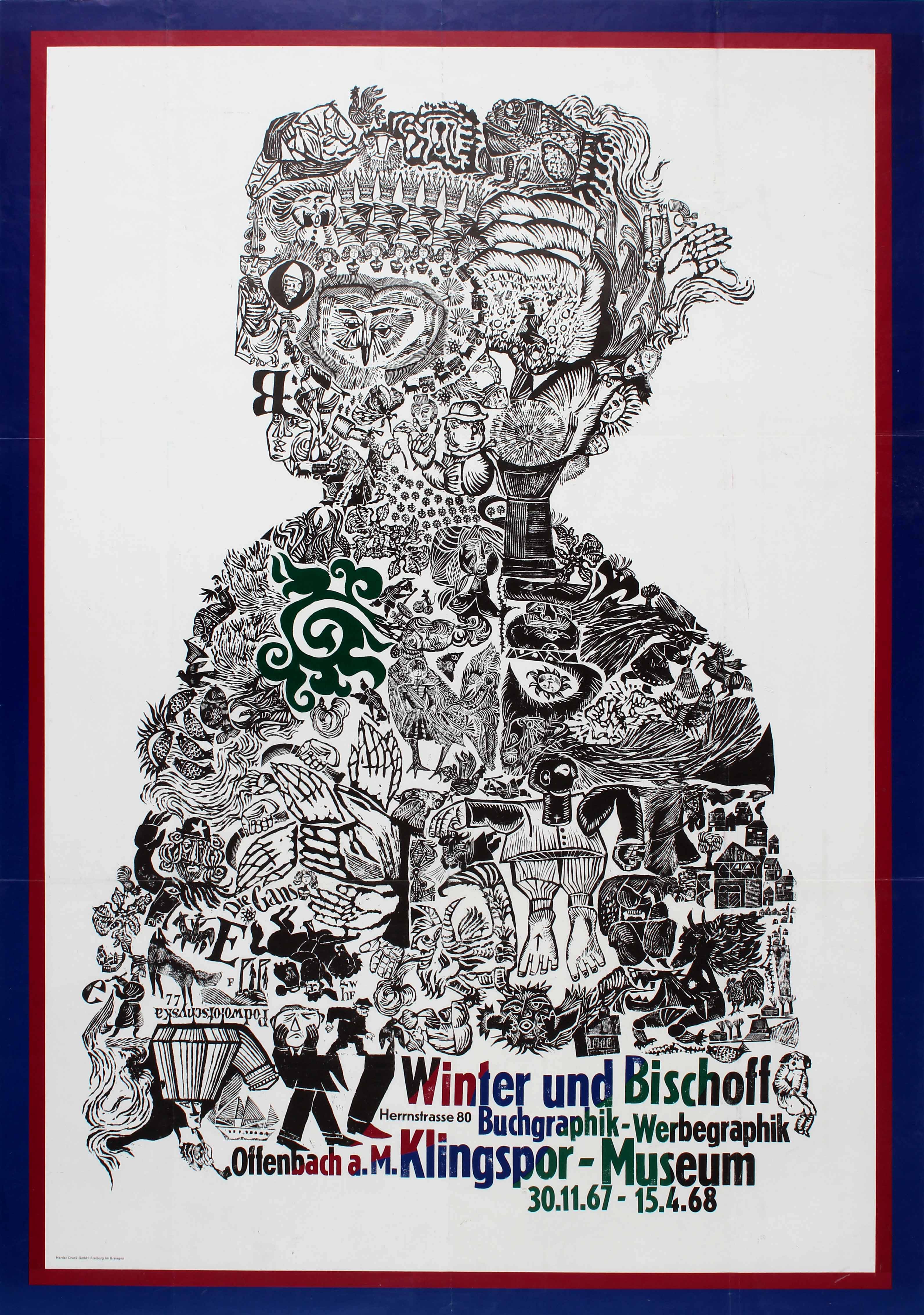 Advertising Poster Winter Bischoff Graphics Klingspor