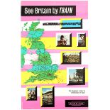 Travel Poster See Britain by Train British Railways