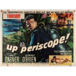 Movie Poster Up Periscope WWII US Navy Frogman Submarine