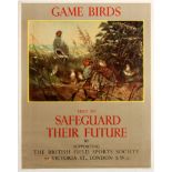 3 Advertising Posters Game Birds British Field Sport Association Hunting Fishung
