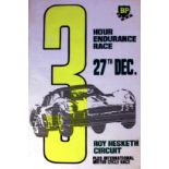 Car Racing Poster Roy Hesketh Circuit Endurance Race South Africa