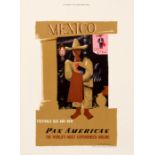 Travel Poster Mexico Festivals Old And New Pan American