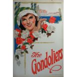 Advertising Poster The Gondoliers Musical Opera